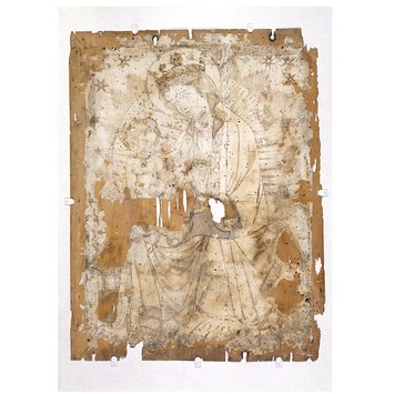Print - The Virgin with the Infant Christ Child on Her Knee