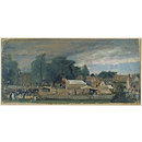 Oil sketch - A Village Fair, probably at East Bergholt