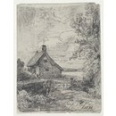 The Cottage in a Cornfield, East Bergholt. (Drawing)