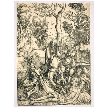 Print - The Lamentation; The Large Passion Print - The Lamentation; The Large Passion