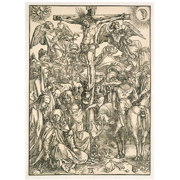Print - The Crucifixion; The Large Passion Print - The Crucifixion; The Large Passion
