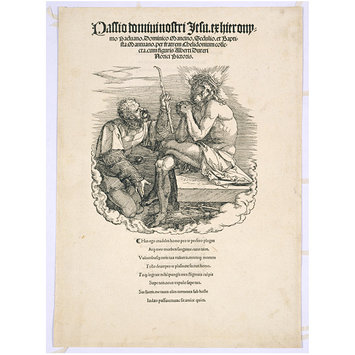 Print - Christ, Man of Sorrows, mocked by a soldier; The Large Passion Print - Christ, Man of Sorrows, mocked by a soldier; The Large Passion