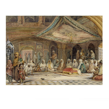 Painting - Interior of the Golden Temple, Amritsar Painting - Interior of the Golden Temple, Amritsar