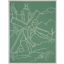 Stations of the Cross; Jesus Falls for the First Time (Print)
