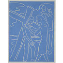 Stations of the Cross; Jesus Meets His Mother (Print)