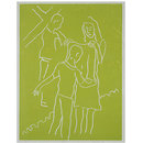 Stations of the Cross; Veronica wipes the face of Jesus (Print)
