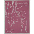 Stations of the Cross; Jesus falls for the second time (Print)