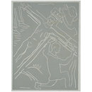 Stations of the Cross; Jesus is nailed to the Cross (Print)