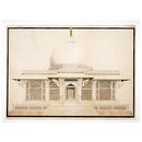 Painting - Two drawings of Mughal monuments. Painting - Two drawings of Mughal monuments.