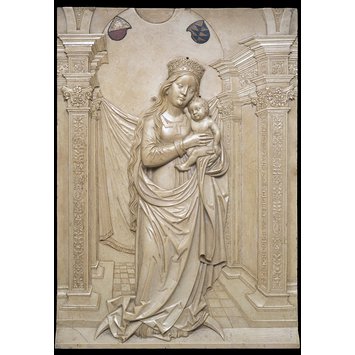 Panel relief - The Virgin and Child