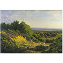 The Evening Sun: View on Ewhurst Hill, near Guildford (Oil painting)