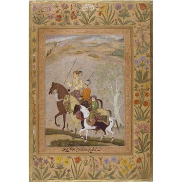 Album page - The three sons of Shah Jahan Album page - The three sons of Shah Jahan