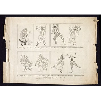 toy theatre sheet - Harlequin Mother Goose