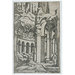 Print - Ruins with a seated draftsman; The little book of architecture ruins