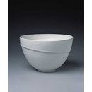 Ribbed Matt White Bowl (Bowl)