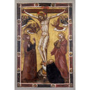 The Crucifixion with the Virgin and Saint John; St Anthony Abbot at the foot of the Cross (Oil painting)