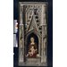 Oil painting - The Virgin and Child in a Gothic architectural setting