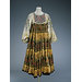 Dress - Kaftan Style Dress; Knitted Circle
