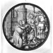 Roundel - Saint George taking leave of the King of Selene