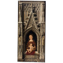 Oil painting - The Virgin and Child in a Gothic architectural setting Oil painting - The Virgin and Child in a Gothic architectural setting