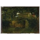 Pont de Batignies in the Forest of Compiègne (Oil painting)