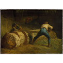 The Wood Sawyers; Les scieurs de long (Oil painting)