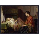 An Anxious Hour (Oil painting) An Anxious Hour (Oil painting)