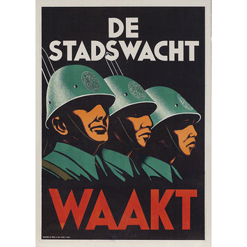 Poster - The Civic Guard Watches; De Stadswacht Waakt Poster - The Civic Guard Watches; De Stadswacht Waakt
