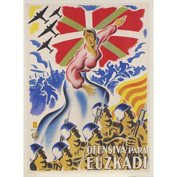 Poster - Ofensiva Para Euzkadi; Offensive for the Basque Country Poster - Ofensiva Para Euzkadi; Offensive for the Basque Country