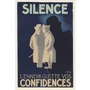 Poster - Silence, The Enemy Is Watching Out For Your Secrets; Silence, L'Ennemi Guette Vos Confidences Poster - Silence, The Enemy Is Watching Out For Your Secrets; Silence, L'Ennemi Guette Vos Confidences