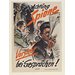 Poster - Beware - Spies. Be Careful What You Say!; Achtung Spione. vorsicht bei Gesprächen!