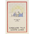 Careless Talk Costs Lives; Don't forget that walls have ears! (Poster)
