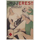 Poster - ¡¡Mujeres!! Trabajad En La Retaguardia; Women!! Work in the Rearguard