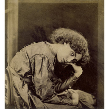 Photograph - Jane Morris, posed by Rossetti Photograph - Jane Morris, posed by Rossetti