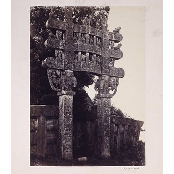 Photograph - The Northern gateway at Sanchi Photograph - The Northern gateway at Sanchi