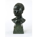 Serpentine Bust of a Black Woman (Bust)
