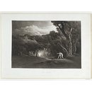 Paradise - with the approach of the Archangel Michael (Print)