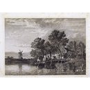 Print from Ionides Album; A river ferry (Print)