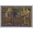 Plaque - St Paul let down in a basket from the walls of Damascus Plaque - St Paul let down in a basket from the walls of Damascus