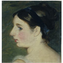 Oil sketch - Head of a Girl, probably a portrait of Mary Constable