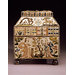 Embroidered casket