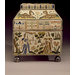 Embroidered casket