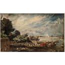 Waterloo Bridge from Whitehall Stairs (Oil)