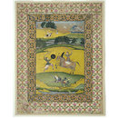 Armed warriors - Nata Ragini. (Painting)