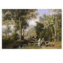 Garden Scene on the Braganza shore, Harbour of Rio de Janeiro (Gouache) Garden Scene on the Braganza shore, Harbour of Rio de Janeiro (Gouache)