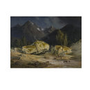 Mountain stream (Oil painting)