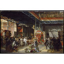 Queen Victoria, Prince Albert and three of their children at the Indian Pavilion of the Great Exhibition (Oil painting)