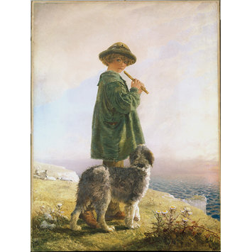 Painting - The Piping Shepherd