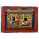 Radha stupefied. (Painting)