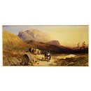 On the Clunie, Aberdeenshire (Watercolour)